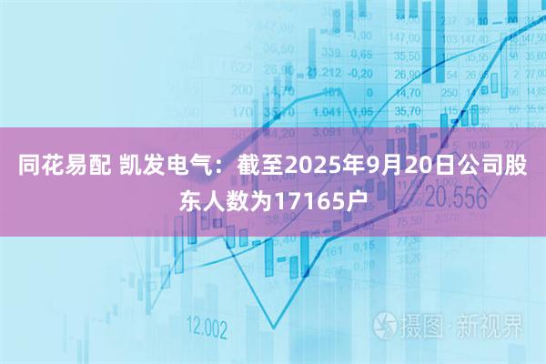 同花易配 凯发电气：截至2025年9月20日公司股东人数为17165户